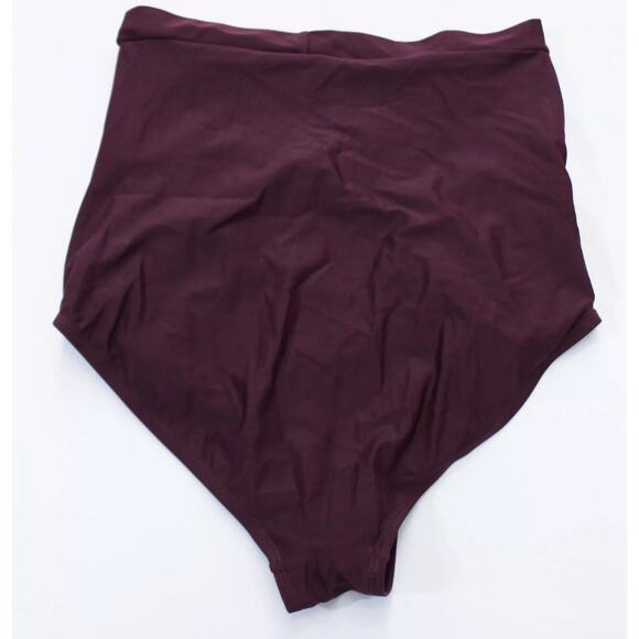 Brand New Empetua Women's Size 2XL XXL High Waisted Control Bikini Bottom Purple - Picture 2 of 9